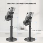 Abovetek Pos Tablet Kiosk Stand Universal Tablet Locking Mount For 79 11 Devices 360 Swivel Anti Theft Security Stand For Ipad Ipad Air Samsung Height Adjustable Desk Countertop Ipad Stand 0 4