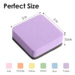 Maxgear Whiteboard Eraser 48 Pack Magnetic Dry Erase Erasers Dry Erasers For Whiteboard White Board Erasers Dry Erasers Bulk For Classroom Office Home 6 Pastel Color Set 2 X 2 X 06 Inch 0 3