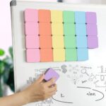 Maxgear Whiteboard Eraser 48 Pack Magnetic Dry Erase Erasers Dry Erasers For Whiteboard White Board Erasers Dry Erasers Bulk For Classroom Office Home 6 Pastel Color Set 2 X 2 X 06 Inch 0 4