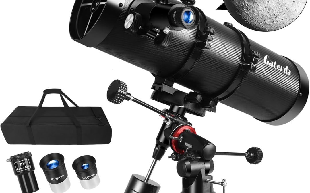 Gaterda Telescope150EQ Reflector Telescope Review for Beginner Astronomy